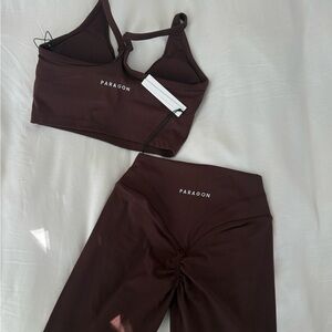 Paragon Dark Brown Activewear Set
